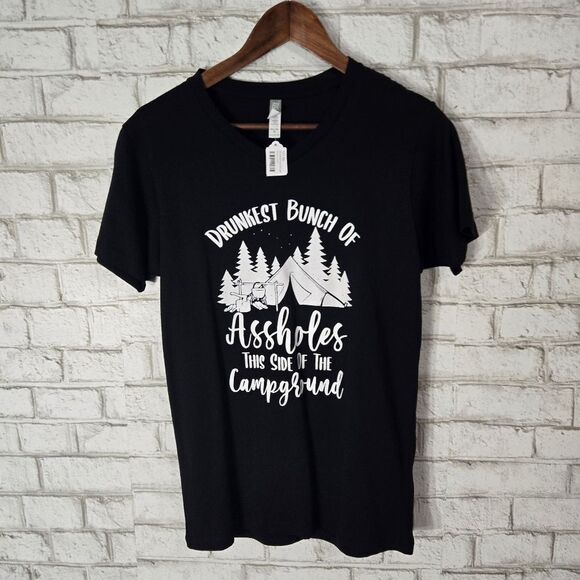 NWT "drunkest bunch campfire" graphic tee - Picture 1 of 10